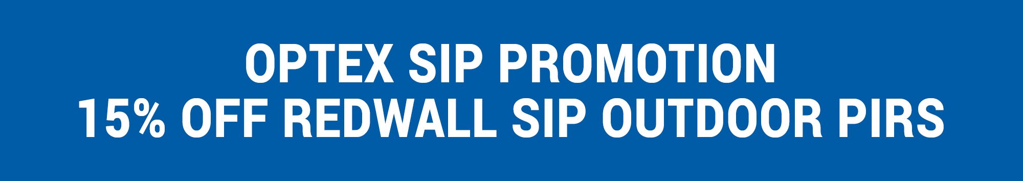 Optex SIP Promotion